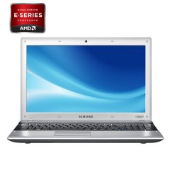 Ноутбук Samsung RV513 / 15.6" (1366x768) TN / AMD E-450 (2 ядра по 1.65 GHz) / 4 GB DDR3 / 320 GB HDD / AMD Radeon HD 6320 Graphics / DVD-RW / WebCam / АКБ не держит