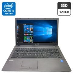 Ноутбук Terra Mobile 1529H / 15.6" (1366x768) TN / Intel Core i5-4210M (2 (4) ядра по 2.6 - 3.2 GHz) / 8 GB DDR3 / 120 GB SSD / Intel HD Graphics 4600 / WebCam / DVD-ROM / Без АКБ