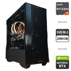 Збірка під замовлення: новий ігровий Lian-Li Lancool III Black Tower / AMD Ryzen 7 9800X3D (8 (16) ядер по 4.7 - 5.2 GHz) / 64 GB DDR5 / 2000 GB SSD M.2 / nVidia GeForce RTX 5080, 16 GB GDDR7, 256-bit / 850W