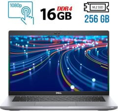 Ультрабук Б-класс Dell Latitude 5420 / 14" (1920x1080) IPS Touch / Intel Core i5-1145G7 (4 (8) ядра по 2.6 - 4.4 GHz) / 16 GB DDR4 / 256 GB SSD / Intel Iris Xe Graphics / WebCam / Windows 10 лицензия