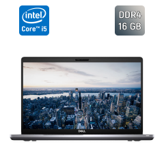 Ультрабук Б-класс Dell Latitude 5510 / 15.6" (1920x1080) IPS / Intel Core i5-10310U (4 (8) ядра по 1.7 - 4.4 GHz) / 16 GB DDR4 / 256 GB SSD / Intel UHD Graphics / WebCam / SIM