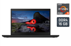 Ультрабук Б-класс Lenovo ThinkPad T495 / 14" (1920x1080) IPS / AMD Ryzen 5 Pro 3500U (4 (8) ядра по 2.1 - 3.7 GHz) / 16 GB DDR4 / 256 GB SSD / AMD Radeon RX Vega 8 / WebCam / HDMI