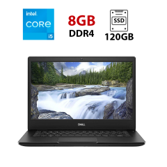 Ультрабук Dell Latitude 3400 / 14" (1920x1080) IPS / Intel Core i5-8250U (4 (8) ядра по 1.6 - 3.4 GHz) / 8 GB DDR4 / 120 GB SSD / Intel UHD Graphics / WebCam