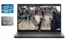 Ультрабук Dell Latitude 5400 / 14" (1920x1080) IPS / Intel Core i5-8365U (4 (8) ядра по 1.6 - 4.1 GHz) / 16 GB DDR4 / 256 GB SSD / Intel UHD Graphics / WebCam / HDMI / SIM