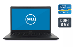 Ультрабук Dell Latitude 7480 / 14" (1920x1080) IPS / Intel Core i5-7300U (2 (4) ядра по 2.6 - 3.5 GHz) / 8 GB DDR4 / 256 GB SSD / Intel HD Graphics 620 / WebCam / Windows 10