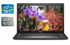 Ультрабук Dell Latitude 7490 / 14" (1920x1080) IPS / Intel Core i7-8650U (4 (8) ядра по 1.9 - 4.2 GHz) / 16 GB DDR4 / 480 GB SSD / Intel UHD Graphics 620 / HDMI / WebCam / Windows 10