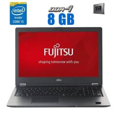 Ультрабук Fujitsu LifeBook U938 / 13.3" (1920x1080) IPS / Intel Core i5-8250U (4 (8) ядра по 1.6 - 3.4 GHz) / 8 GB DDR4 / 256 GB SSD / Intel UHD Graphics 620 / WebCam
