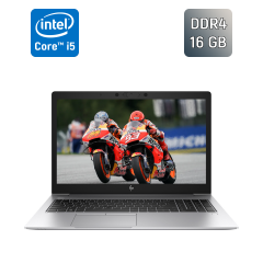 Ультрабук HP EliteBook 850 G6 / 15.6" (1920x1080) IPS / Intel Core i5-8365U (4 (8) ядра по 1.6 - 4.1 GHz) / 16 GB DDR4 / 256 GB SSD / Intel UHD Graphics / WebCam / TouchID / Windows 10