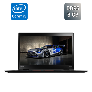 Ультрабук Lenovo ThinkPad x1 Carbon / 14" (1920x1080) IPS / Intel Core i5-6200U (2 (4) ядра по 2.3 - 2.8 GHz) / 8 GB DDR3 / 512 GB SSD / Intel HD Graphics 520 / WebCam / Fingerprint / Windows 10 Ультрабук Lenovo ThinkPad x1 Carbon / 14" (1920x1080) IPS / Intel Core i5-6200U (2 (4) ядра по 2.3 - 2.8 GHz) / 8 GB DDR3 / 512 GB SSD / Intel HD Graphics 520 / WebCam / Fingerprint / Windows 10