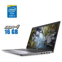 Ультрабук Dell Precision 3560 / 15.6" (1366x768) TN / Intel Core i5-1145G7 (4 (8) ядра по 2.6 - 4.4 GHz) / 16 GB DDR4 / 240 GB SSD / Intel Iris Xe Graphics / WebCam