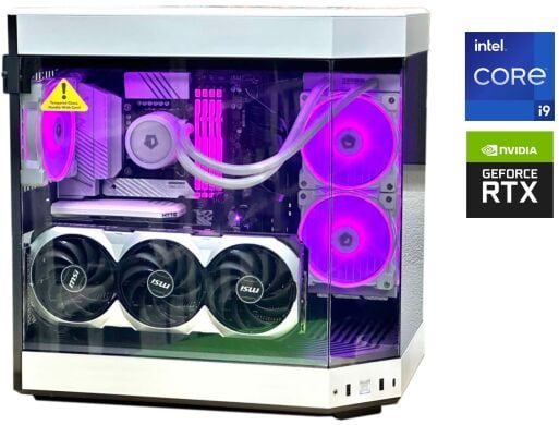 Новий ігровий ПК Hyte Y60 Black-White Tower / Intel Core i9-12900K (16 (24) ядер по 2.4 - 5.2 GHz) / 32 GB DDR5 / 1000 GB SSD / nVidia GeForce RTX 4090, 24 GB GDDR6X, 384-bit / 1000W Новий ігровий ПК Hyte Y60 Black-White Tower / Intel Core i9-12900K (16 (24) ядер по 2.4 - 5.2 GHz) / 32 GB DDR5 / 1000 GB SSD / nVidia GeForce RTX 4090, 24 GB GDDR6X, 384-bit / 1000W