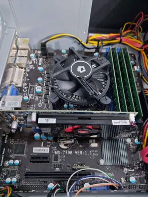 Комплект ПК: Hyundai Black Tower / Intel Core i5-3470 (4 ядра по 3.2 - 3.6 GHz) / 16 GB DDR3 / 128 GB SSD NEW + 320 GB HDD / Intel HD Graphics 2500 / 400W NEW / DVD-RW + Монитор Samsung S22A460B / 21.5" (1920&times;1080) TN / VGA, DVI / VESA 100x100 