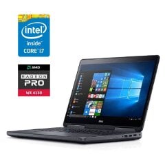 Мобільна робоча станція Dell Precision 7720 / 17.3" (1920x1080) IPS / Intel Core i7-6920HQ (4 (8) ядра по 2.9 - 3.8 GHz) / 16 GB DDR4 / 256 GB SSD M.2 + 500 GB HDD / AMD Radeon Pro WX 4130, 2 GB GDDR5, 128-bit / WebCam / Win 10 Pro