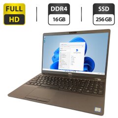 Ноутбук Dell Latitude 5500 / 15.6" (1920x1080) TN / Intel Core i5-8265U (4 (8) ядра по 1.6 - 3.9 GHz) / 16 GB DDR4 / 256 GB SSD / Intel UHD Graphics / WebCam