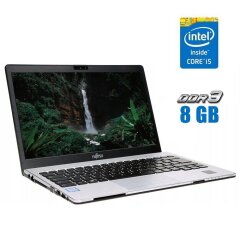 Ноутбук Б-класс Fujitsu LifeBook S935 / 13.3" (1920x1080) IPS Touch / Intel Core i5-5300U (2 (4) ядра 2.3 - 2.9 GHz) / 8 GB DDR3 / 256 GB SSD / Intel HD Graphics 5500 / WebCam / Windows 10 Pro