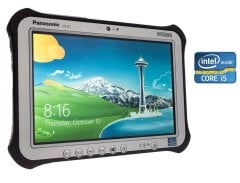 Защищенный планшет Б-класс Panasonic Toughpad FZ-G1 / 10.1" (1920x1200) IPS Touch / Intel Core i5-5300U (2 (4) ядра по 2.3 - 2.9 GHz) / 8 GB DDR3 / 128 GB SSD / Intel HD Graphics 5500 / WebCam / 4G/LTE / IP65 / Win 10 Pro + Докстанция