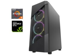 Игровой ПК DarkFlash Pollux Tower / AMD Ryzen 5 5500 (6 (12) ядер по 3.6 - 4.2 GHz) / 16 GB DDR4 / 512 GB SSD M.2 / nVidia GeForce GTX 1070, 8 GB GDDR5, 256-bit / 750W