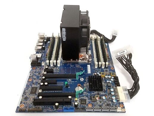 Комплект: Материнская плата HP Z440 / Intel Xeon E5-2637 v4 (4 (8) ядра по 3.5 - 3.7 GHz) (аналог i7-5775C) / 32 GB DDR4 / Socket LGA 2011 v3 + кулер HP