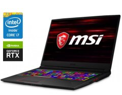 Игровой ноутбук MSI GE75 Raider 9SF / 17.3" (1920x1080) IPS / Intel Core i7-10750H (6 (12) ядер по 2.6 - 5.0 GHz) / 32 GB DDR4 / 512 GB SSD + 1000 GB HDD / nVidia GeForce RTX 2070 Super, 8 GB GDDR6, 256-bit / WebCam / Win 10 Home