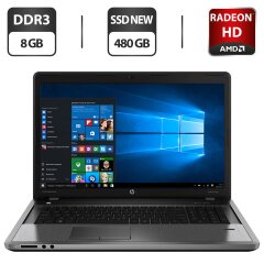 Ноутбук HP ProBook 4740s / 17.3" (1600x900) TN / Intel Core i5-3230M (2 (4) ядра по 2.6 - 3.2 GHz) / 8 GB DDR3 / 480 GB SSD NEW / AMD Radeon HD 7650M, 1 GB GDDR3, 128-bit / WebCam / DVD-ROM / HDMI + Беспроводная мышка в подарок