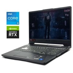 Игровой ноутбук Asus TUF Gaming F15 FX506HM / 15.6" (1920x1080) IPS / Intel Core i5-11400H (6 (12) ядер по 2.7 - 4.5 GHz) / 16 GB DDR4 / 512 GB SSD / nVidia GeForce RTX 3060, 6 GB GDDR6, 192-bit / WebCam / Win 11