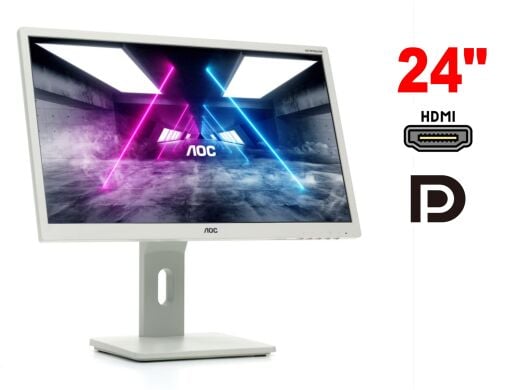 Монітор AOC I2475PXQU / 24" (1920x1080) IPS / 1x HDMI, 1x DP, 1x DVI, 1x VGA, 2x Audio, 3x USB 3.0, 2x USB 2.0 / 2x 2W / VESA 100x100 / Pivot Монітор AOC I2475PXQU / 24" (1920x1080) IPS / 1x HDMI, 1x DP, 1x DVI, 1x VGA, 2x Audio, 3x USB 3.0, 2x USB 2.0 / 2x 2W / VESA 100x100 / Pivot