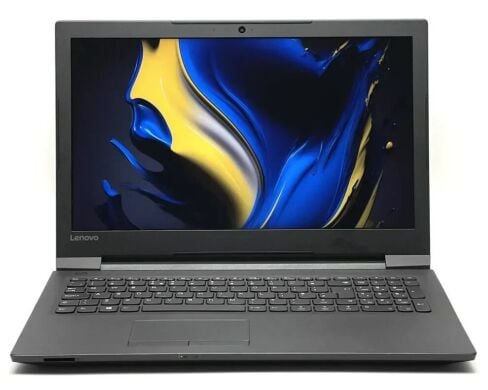 Ноутбук Lenovo V110-15AST / 15.6" (1366x768) TN / AMD A9-9410 (2 ядра по 2.9 - 3.5 GHz) / 8 GB DDR4 / 256 GB SSD / AMD Radeon R5 Graphics / DVD-RW / WebCam / Win 10 Home
