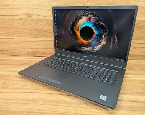 Мобильная рабочая станция Б-класс Dell Precision 7750 / 17.3" (1920x1080) IPS / Intel Core i7-10850H (6 (12) ядер по 2.7 - 5.1 GHz) / 32 GB DDR4 / 512 GB SSD / nVidia Quadro RTX 5000, 16 GB GDDR6, 256-bit / WebCam / Windows 10