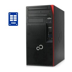 ПК Б-класс Fujitsu Esprimo P558 E85+ Tower / Intel Core i3-8300 (4 ядер по 3.7 GHz) / 8 GB DDR4 / 256 GB SSD NVMe / Intel UHD Graphics 630