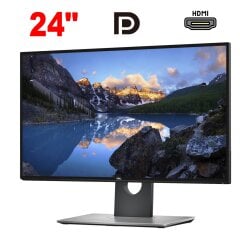 Монітор Dell UltraSharp U2518D / 25" (2560x1440) IPS / 1x HDMI, 3x DP, 5x USB 3.0, 1x Audio / VESA 100x100 / Pivot