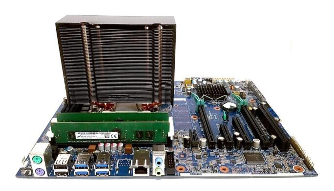 Комплект: Материнская плата HP Z440 / Intel Xeon E5-2637 v4 (4 (8) ядра по 3.5 - 3.7 GHz) (аналог i7-5775C) / 32 GB DDR4 / Socket LGA 2011 v3 + кулер HP