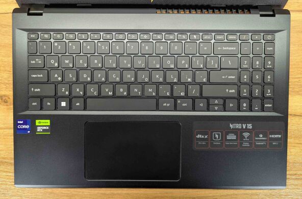 Ігровий ноутбук Acer Nitro ANV 15-51 / 15.6" (1920x1080) IPS / Intel Core i9-13900H (14 (20) ядер по 1.9 - 5.4 GHz) / 32 GB DDR5 / 1000 GB SSD / nVidia GeForce RTX 4060, 8 GB GDDR6, 128-bit / WebCam / Windows 11