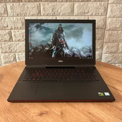 Ігровий ноутбук Б-клас Dell Inspiron 15 Gaming 7567 / 15.6" (1920x1080) IPS / Intel Core i5-7300HQ (4 ядра по 2.5 - 3.5 GHz) / 16 GB DDR4 / 128 GB SSD + 750 GB HDD  / nVidia GeForce GTX 1050 Ti, 4 GB GDDR5, 128-bit / WebCam