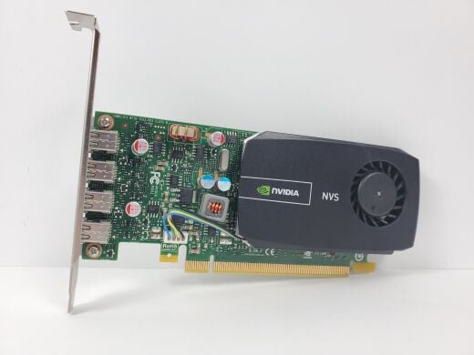 Дискретная видеокарта nVidia Quadro NVS 510, 2 GB GDDR3, 128-bit / 4x miniDP