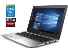 Ноутбук HP EliteBook 850 G3 / 15.6" (1920x1080) TN / Intel Core i7-6600U (2 (4) ядра по 2.6 - 3.4 GHz) / 8 GB DDR4 / 256 GB SSD / AMD Radeon R7 M365X, 1 GB GDDR5, 128-bit / WebCam / Win 10 Pro