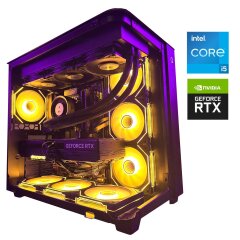 Игровой ПК GAMING PC Tower / Intel Core i5-14600KF (14 (20) ядер по 3.5 - 5.3 GHz) / 32 GB DDR5 / 1000 GB SSD / nVidia GeForce RTX 3080, 10 GB GDDR6X, 320-bit