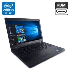 Ноутбук Dell Latitude E5550 / 15.6" (1366x768) TN / Intel Core i5-5200U (2 (4) ядра по 2.2 - 2.7 GHz) / 4 GB DDR3 / 500 GB HDD / Intel HD Graphics 5500 / WebCam