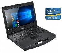 Напівзахищений ноутбук Getac S410 IP53 / 14" (1920x1080) IPS / Intel Core i5-6300U (2 (4) ядра по 2.4 - 3.0 GHz) / 8 GB DDR4 / 512 GB SSD / Intel UHD Graphics 620 / WebCam / Win 10 Pro