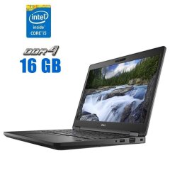 Ноутбук Dell Latitude E5490 / 14" (1920x1080) IPS / Intel Core i5-8250U (4 (8) ядра по 1.6 - 3.4 GHz) / 16 GB DDR4 / 240 GB SSD / Intel UHD Graphics 620 / WebCam