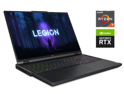 Ігровий ноутбук Б-клас Lenovo Legion 5 Pro 16ARX8 / 16" (2560x1600) IPS / AMD Ryzen 7 7745HX (8 (16) ядер по 3.6 - 5.1 GHz) / 16 GB DDR5 / 512 GB SSD NVMe / nVidia GeForce RTX 4060, 8 GB GDDR6, 128-bit / WebCam Ігровий ноутбук Б-клас Lenovo Legion 5 Pro 16ARX8 / 16" (2560x1600) IPS / AMD Ryzen 7 7745HX (8 (16) ядер по 3.6 - 5.1 GHz) / 16 GB DDR5 / 512 GB SSD NVMe / nVidia GeForce RTX 4060, 8 GB GDDR6, 128-bit / WebCam