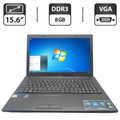 Ноутбук Asus X54H / 15.6" (1366x768) TN / Intel Pentium B950 (2 ядра по 2.1 GHz) / 8 GB DDR3 / 320 GB HDD / Intel HD Graphics / WebCam / DVD-ROM Ноутбук Asus X54H / 15.6" (1366x768) TN / Intel Pentium B950 (2 ядра по 2.1 GHz) / 8 GB DDR3 / 320 GB HDD / Intel HD Graphics / WebCam / DVD-ROM