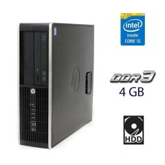 Системний блок HP 6300 SFF / Intel Core i5-3470s (4 ядра по 2.9 - 3.6 GHz) / 4 GB DDR3 / 320 GB HDD
