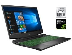 Ігровий ноутбук HP Pavilion Gaming 15-dk1056wm / 15.6" (1920x1080) IPS / Intel Core i5-10300H (4 (8) ядра по 2.5 - 4.5 GHz) / 8 GB DDR4 / 256 GB SSD / nVidia GeForce GTX 1650, 4 GB GDDR5, 128-bit / WebCam