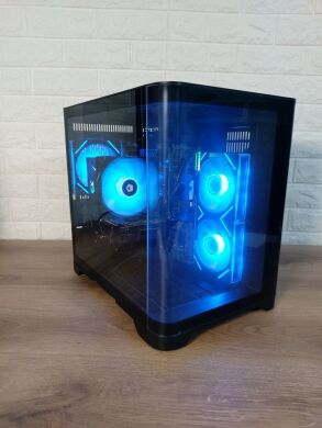 Игровой ПК 1stPlayer UV5 View Tower / Intel Core i5-10400 (6 (12) ядер по 2.9 - 4.3 GHz) / 16 GB DDR4 / 1000 GB SSD M.2 / nVidia GeForce GTX 1060, 6 GB GDDR5, 192-bit / 600W