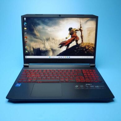 Ігровий ноутбук Acer Nitro 5 AN515-57 / 15.6" (1920x1080) IPS / Intel Core i7-11800H (8 (16) ядра по 2.3 - 4.6&nbsp;GHz) / 16 GB DDR4 / 512 GB SSD / nVidia GeForce RTX 3050 Ti, 4 GB GDDR6, 128-bit / WebCam / Win 11 Home