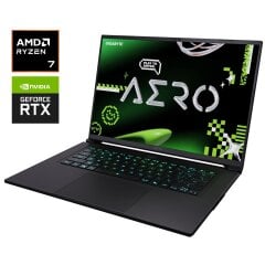 Ігровий ноутбук Б-клас Gigabyte Aero X16 1WH / 16" (2560x1600) IPS / AMD Ryzen AI 7 350 (8 (16) ядер по 2.0 - 5.0 GHz) / 16 GB DDR5 / 1000 GB SSD NVMe / nVidia GeForce RTX 5070, 8 GB GDDR7, 128-bit / WebCam