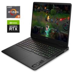 Игровой ноутбук Б-класс HP Omen Gaming 16-xf0095ng / 16.1" (1920x1080) IPS / AMD Ryzen 9 7940HS (8 (16) ядер по 4.0 - 5.2&nbsp;GHz) / 16 GB DDR5 / 1000 GB SSD NVMe / nVidia GeForce RTX 4070, 8 GB GDDR6, 128-bit / WebCam
