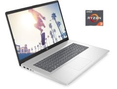 Ноутбук HP 17-cp2033dx / 17.3" (1600x900) TN / AMD Ryzen 3 7320U (4 (8) ядра по 2.4 - 4.1 GHz) / 8 GB DDR5 / 256 GB SSD / AMD Radeon 610M Graphics / WebCam / Win 11 Home