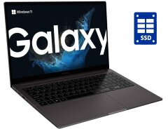 Новый ультрабук Samsung Galaxy Book 2 NP750XED-KB1DE / 15" (1920x1080) IPS / Intel Core i3-1215U (6 (8) ядра по 3.3 - 4.4 GHz) / 8 GB DDR4 / 256 GB SSD / Intel UHD Graphics / WebCam / Win 11 Home + сумка и 2 USB мыши