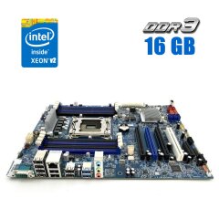 Комплект: Материнська плата Lenovo S30 + Intel Xeon E5-2650 v2 (8 (16) ядра по 2.6 - 3.4 GHz) + 16 GB DDR3 + Кулер QUBE NEW